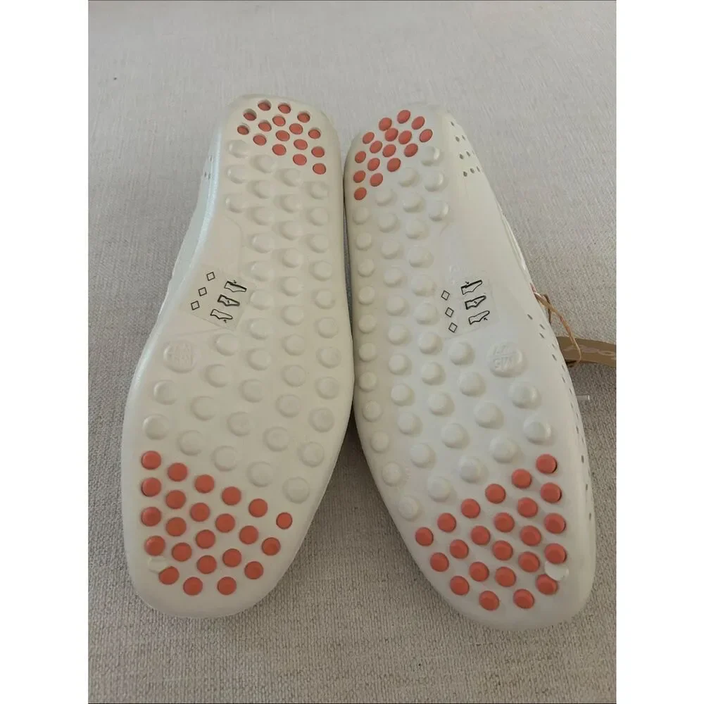 PEOPLE Footwear Senna boat shoes, Picket White, size women 7, NWT